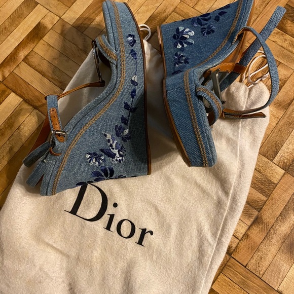 Christian Dior Couture Jean Platform Wedge - Picture 4 of 6